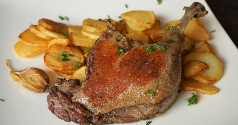 confit de canard, cuisse, recette maison