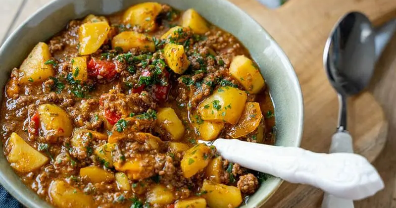 viande hachée pommes